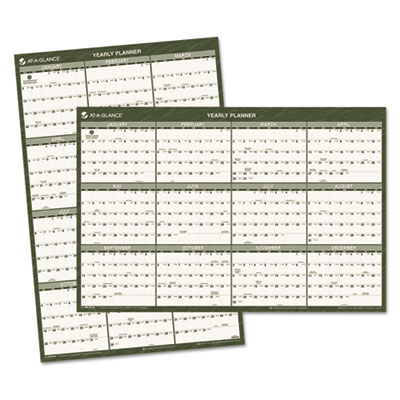 AT-A-GLANCE&reg; Recycled Vertical/Horizontal Wall Calendar