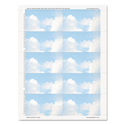 Geographics&reg; Clouds Design Business Suite Business Cards
