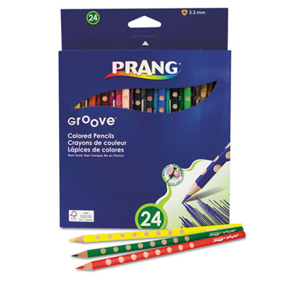 Prang® Groove® Colored Pencils Prang® Groove® Colored Pencils