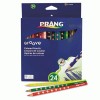 Prang&reg; Groove&reg; Colored Pencils