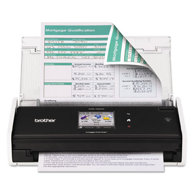 Brother&reg; ADS1500W Wireless Compact Scanner