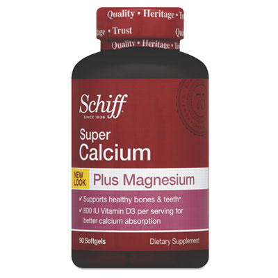 Schiff&reg; Super Calcium Plus Magnesium with Vitamin D3 Softgel