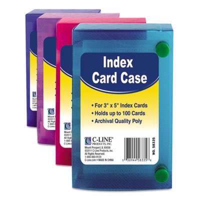 C-Line&reg; Index Card Case