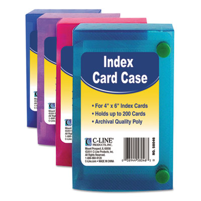 C-Line&reg; Index Card Case