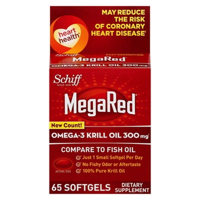 MegaRed&reg; Omega-3 Krill Oil Softgel