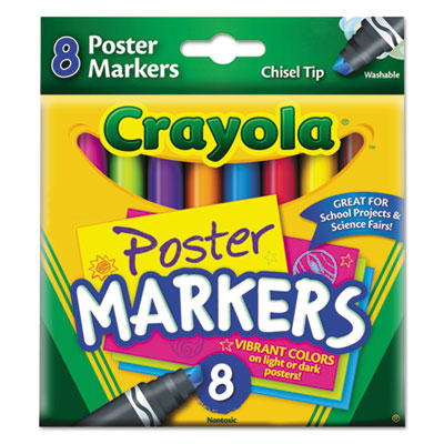 Crayola&reg; Washable Poster Markers