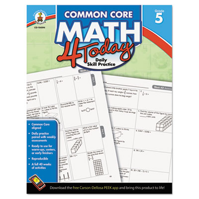 Carson-Dellosa Publishing Common Core 4 Today Workbook