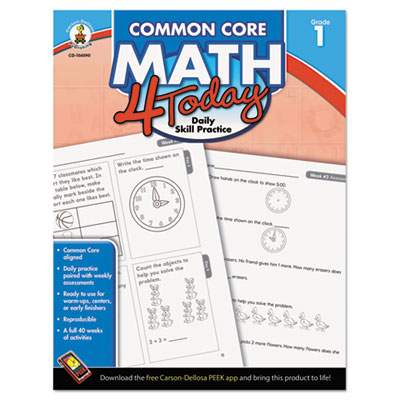 Carson-Dellosa Publishing Common Core 4 Today Workbook