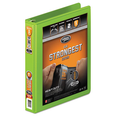 Wilson Jones&reg; Heavy-Duty Round Ring View Binder with Extra-Durable Hinge