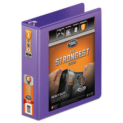 Wilson Jones&reg; Heavy-Duty Round Ring View Binder with Extra-Durable Hinge
