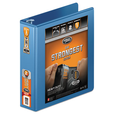 Wilson Jones&reg; Heavy-Duty Round Ring View Binder with Extra-Durable Hinge