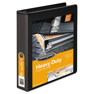 Wilson Jones&reg; Heavy-Duty Round Ring View Binder with Extra-Durable Hinge