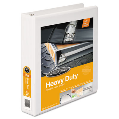 Wilson Jones&reg; Heavy-Duty Round Ring View Binder with Extra-Durable Hinge