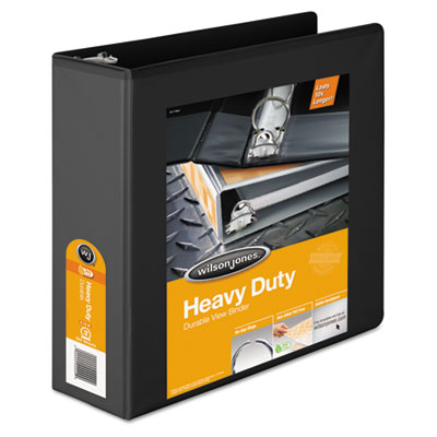 Wilson Jones&reg; Heavy-Duty Round Ring View Binder with Extra-Durable Hinge