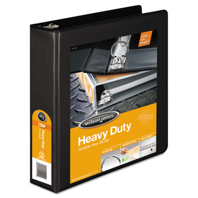Wilson Jones&reg; Heavy-Duty Round Ring View Binder with Extra-Durable Hinge