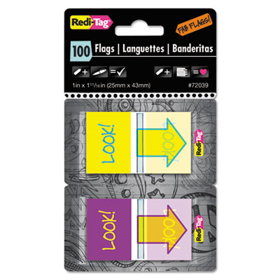 Redi-Tag&reg; Fab Flags Pop-Up in Dispenser