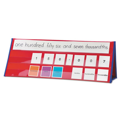 Learning Resources&reg; Place Value Tabletop Pocket Chart