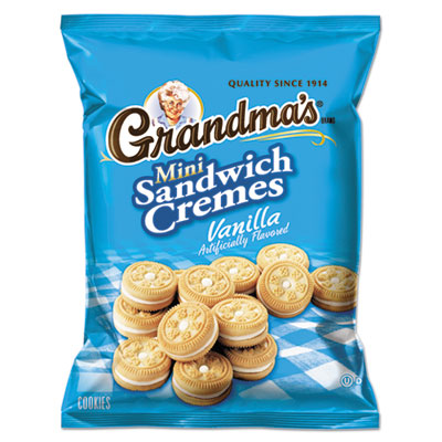 Grandma's® Mini Vanilla Crème Sandwich Cookies Grandma's® Mini Vanilla Crème Sandwich Cookies
