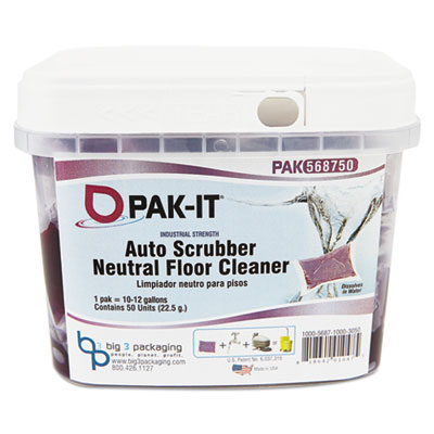 PAK-IT&reg; Auto-Scrubber Neutral Floor Cleaner