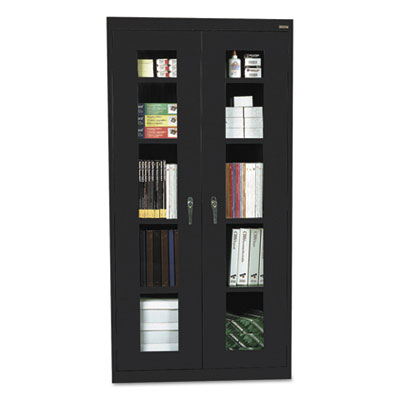 Sandusky Lee&reg; Assembled Clear View Storage Cabinet