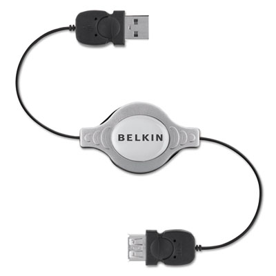 Belkin&reg; Retractable USB 2.0 Extension Cable