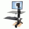 Ergotron&reg; WorkFit-S Sit-Stand Workstation