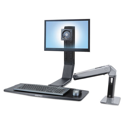 Ergotron&reg; WorkFit-A Sit-Stand Workstation