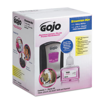 GOJO&reg; LTX-7&trade; Antibacterial Foam Handwash Kit