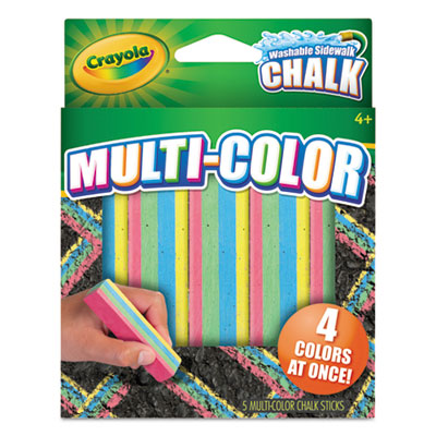 Crayola&reg; Washable Sidewalk Chalk 4 Colors in 1