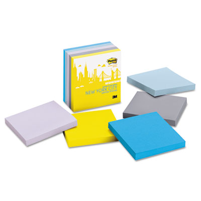 Post-it® Super Sticky Colors of the World New York Notes Post-it® Super Sticky Colors of the World New York Notes