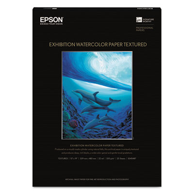 Epson&reg; Exhibition Textured Watercolor Paper