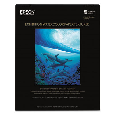 Epson&reg; Exhibition Textured Watercolor Paper