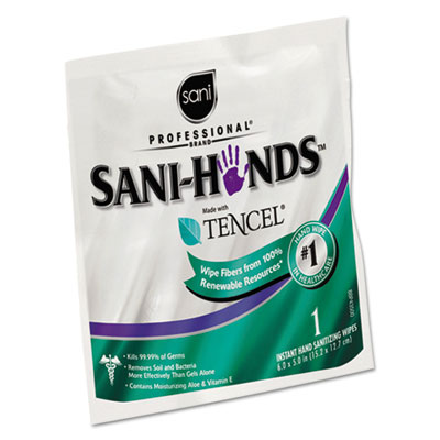 Sani Professional&reg; Sani-Hands&reg; Sanitizing Wipes with Tencel&reg;