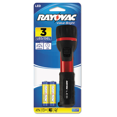 Rayovac&reg; General Purpose Rubber &amp; Aluminum Flashlight