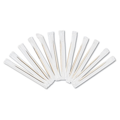 Royal Cello-Wrapped Round Wood Toothpicks