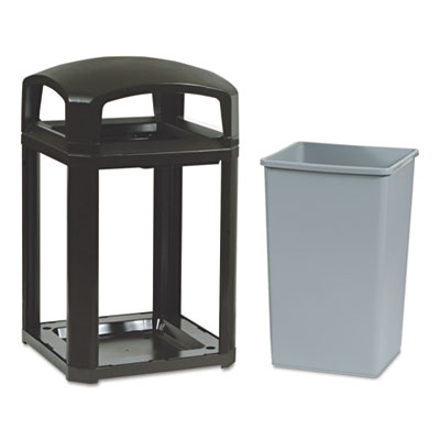 Rubbermaid&reg; Commercial Landmark Series&reg; Classic Dome Top Container