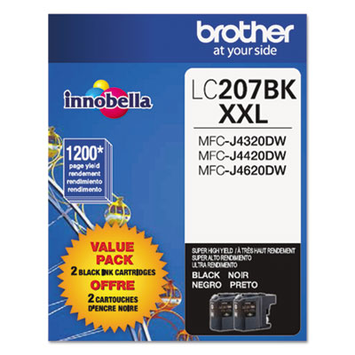 Brother&reg; LC2072PKS, LC207BK Ink