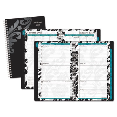 AT-A-GLANCE&reg; Madrid Weekly/Monthly Appointment Book