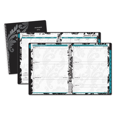 AT-A-GLANCE&reg; Madrid Weekly/Monthly Appointment Book