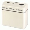 Rubbermaid&reg; Commercial 3-Section Recycling Center