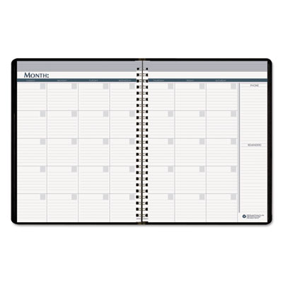 House of Doolittle&trade; Recycled Nondated Monthly Planner