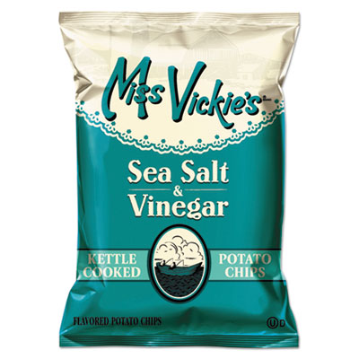 Miss Vickie's&reg; Kettle Cooked Sea Salt &amp; Vinegar Potato Chips