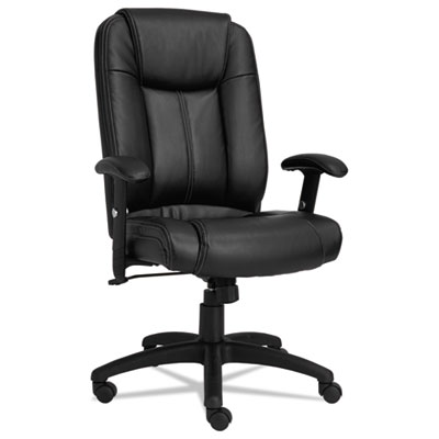 Alera&reg; CC Executive High-Back Swivel/Tilt Leather Chair