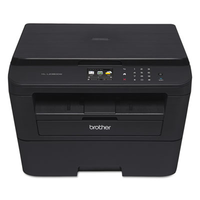 Brother&reg; HL-L2380DW Versatile Laser Printer with Wireless Networking and Duplex Printing