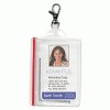 Advantus&reg; Sealable Holder with Lobster Claw