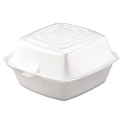 Dart&reg; Foam Hinged Lid Containers