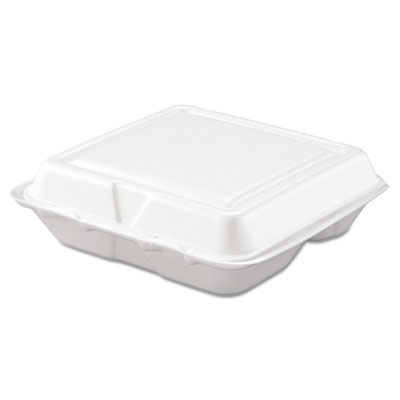 Dart&reg; Foam Hinged Lid Containers