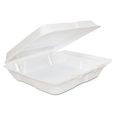 Dart&reg; Foam Hinged Lid Containers