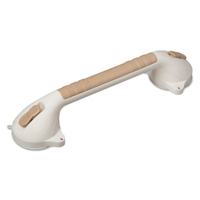 HealthSmart&reg; Suction Cup Grab Bar with BactiX&trade; Antimicrobial