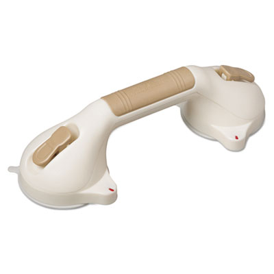 HealthSmart&reg; Suction Cup Grab Bar with BactiX&trade; Antimicrobial